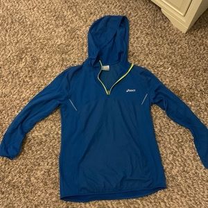 ASIC running quarter zip jacket